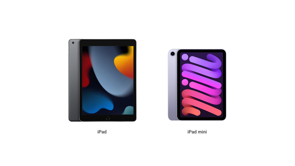 iPad 9th and iPad mini 6th