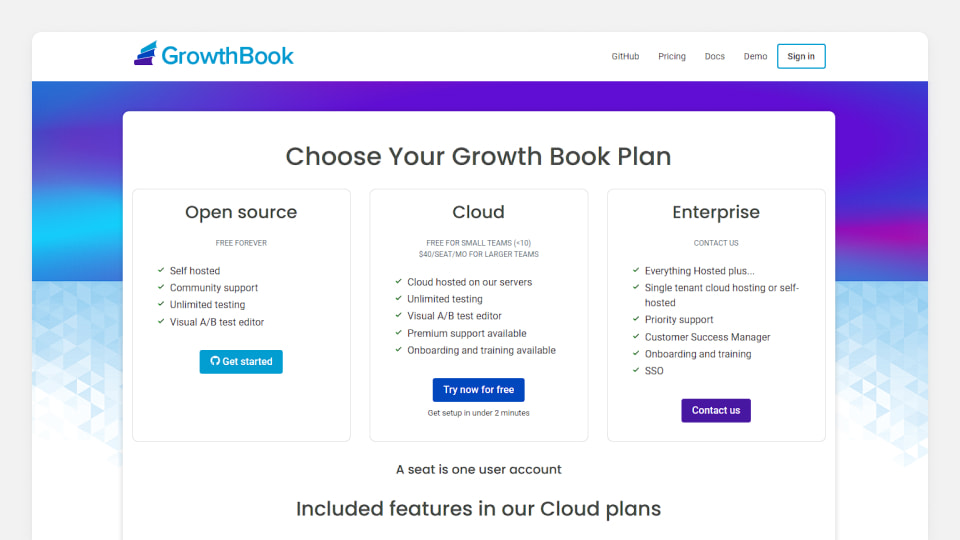 Growth Book Plan